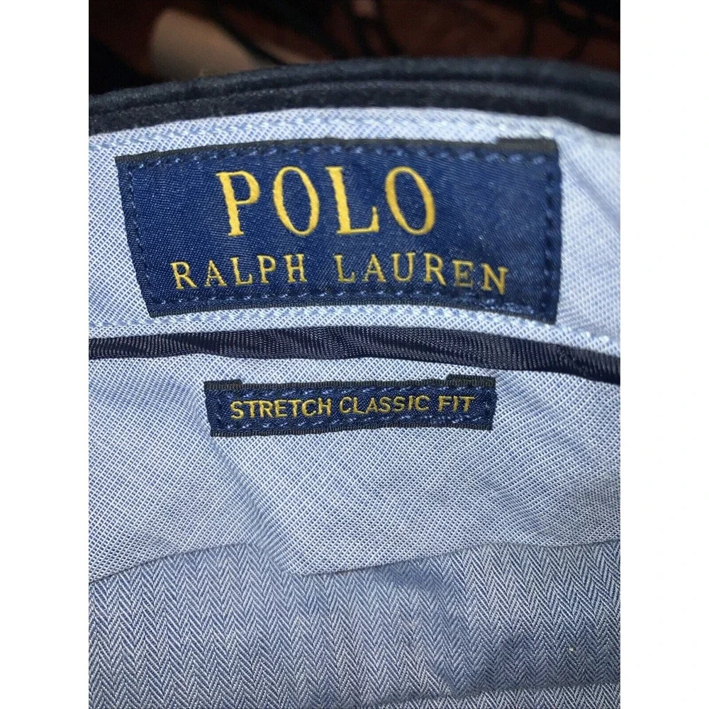 Polo Ralph Lauren Mens Size‎ 36/32 Stretch Classic Fit Corduroy Pants Navy Blue